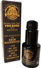 Load image into Gallery viewer, a bottle of all natural skin tonic spray for dogs with box
