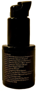 a close up of a bottle all natural skin Allergies Spray